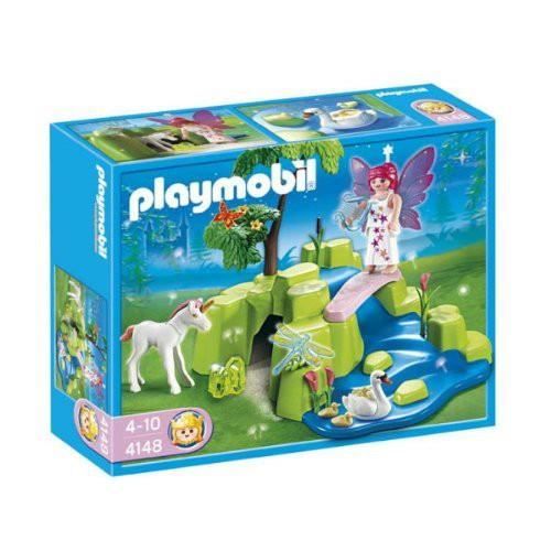 Playmobil - 4148 - Figurine - Compact Set - Jardin de Fées avec Licorne