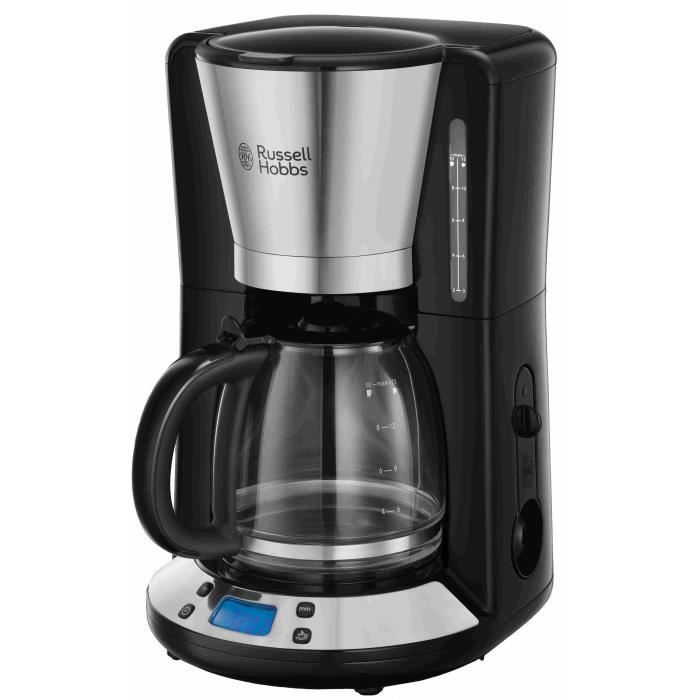 Russell Hobbs 24030-56 Machine à Café, Cafetière Filtre Programmable 1,25L Victory, Rapide, Cuillère Dosette, Plaque Chaude