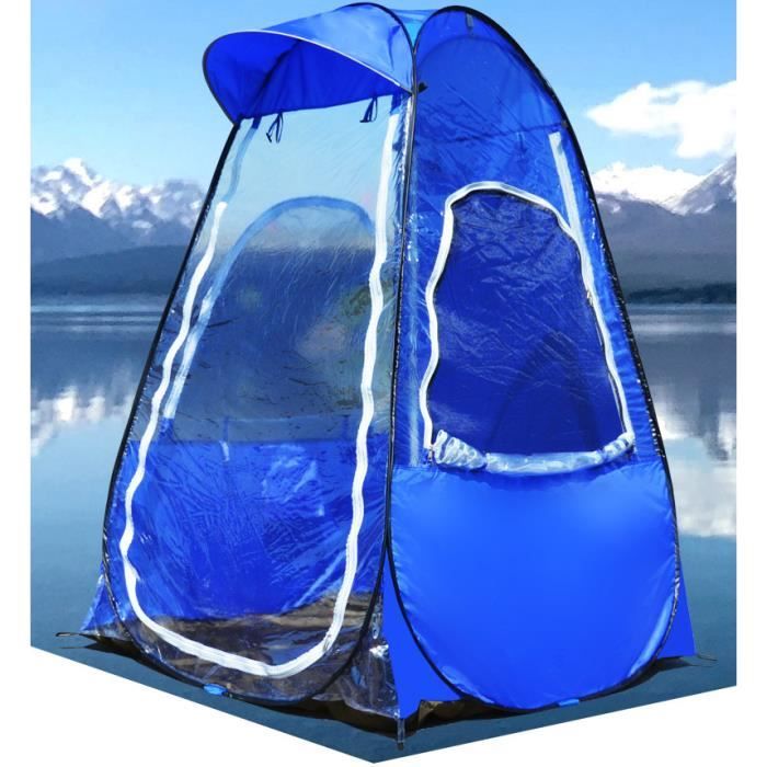 Tente de Camping Pop Up Automatique extérieur Abat-jour Plage Randonnée Portable Pêche Tente 2 portes+ 2 fenêtres avec moustiquaire