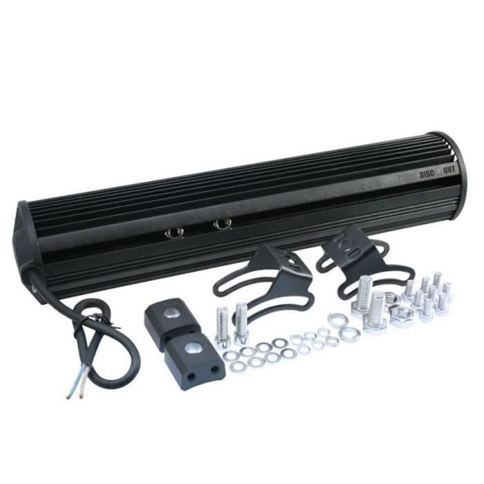 Feux 48 LED antibrouillard et longue portée phare de travail projecteur étanche IP68 Spot Flood Voiture 4x4 & SUV 9-32V 144W FLOOD