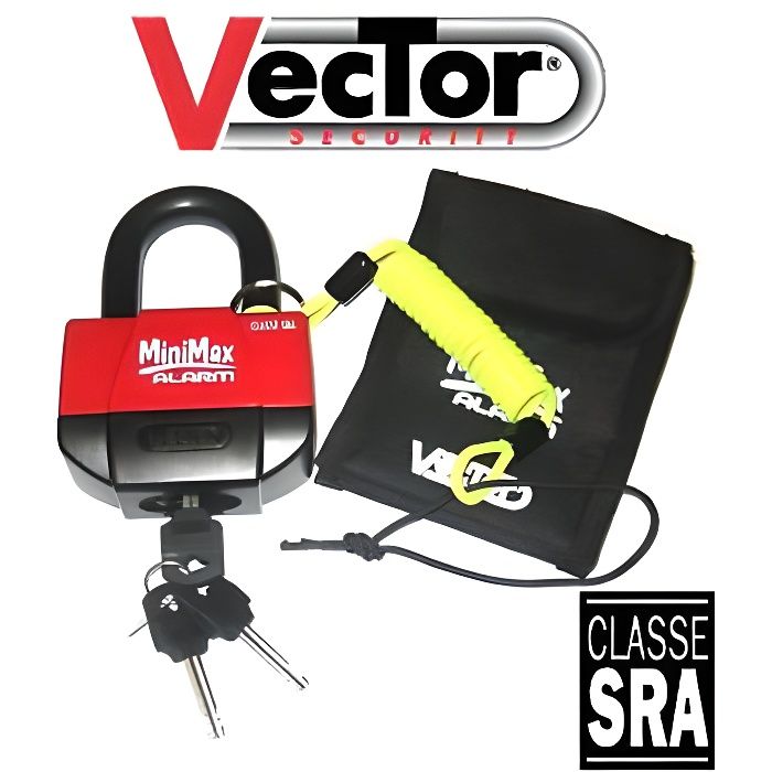 ANTIVOL VECTOR HOMOLOGUE MOTO SCOOTER VELO