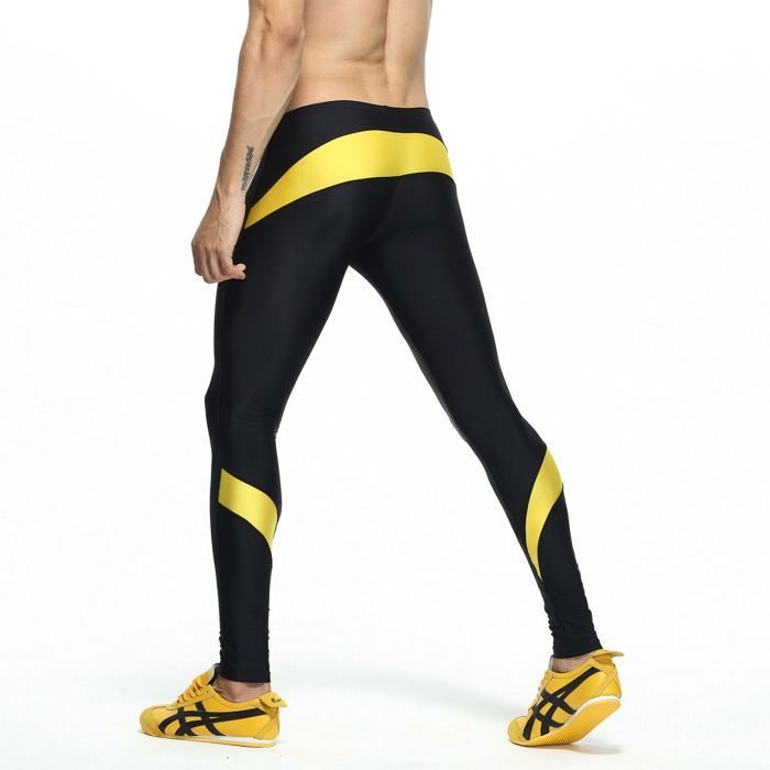 Collant de sport femme noir design violet – Physique Affuté