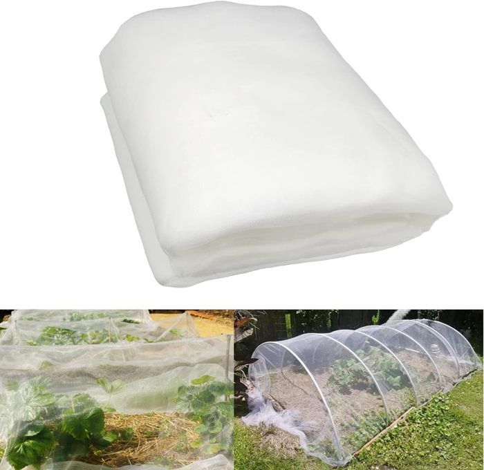 Tunnel De Forçage Relaxdays 5 M - Filet PE Pour Légumes Et Fraises