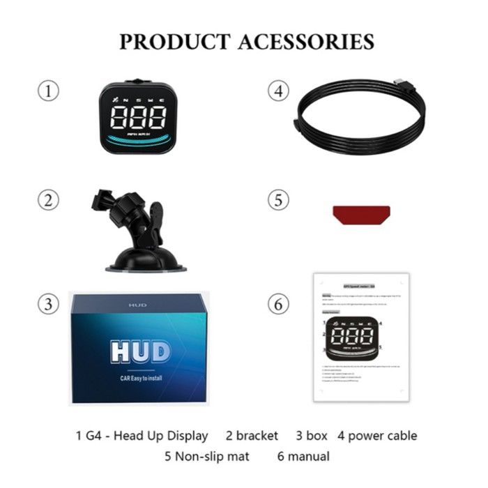 Lunette De Tableau De Bord HUD Noire Pour Corvette C5 LS1 1997-2004 - Écran Tête Haute