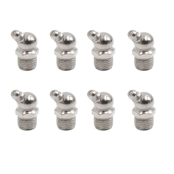 Lot De 16 Graisseurs M12 X 1 Droite Nickelés - Pour Entretien Voiture, Marque Uxcell