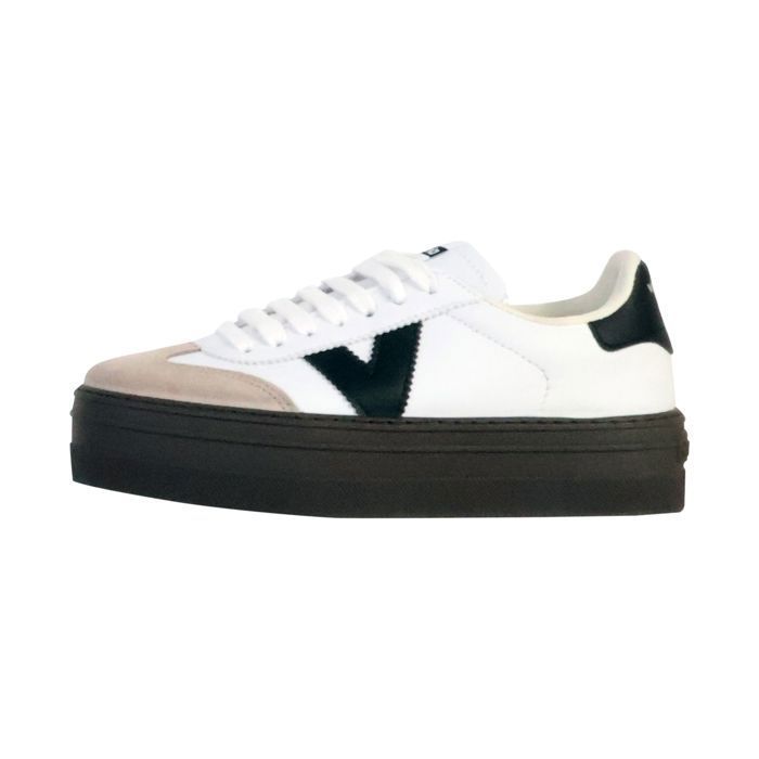 Victoria Baskets femme - VICTORIA - Barcelona - Cuir de vachette - Éco-responsable - Talon plat