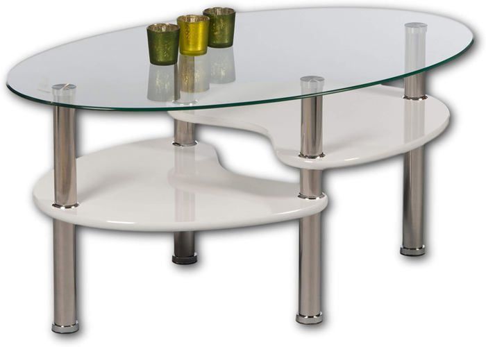 WEYE-ML-Design Table Basse de Salon Blanc 110x60x42 cm, MDF, Table WEYE-ML-Design Table Basse de Salon Blanc 110x60x42 cm, MDF, Table