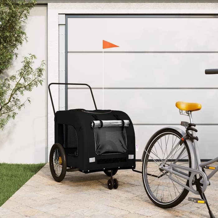 Meilleurs prix pour vidaXL Remorque vélo - Noir