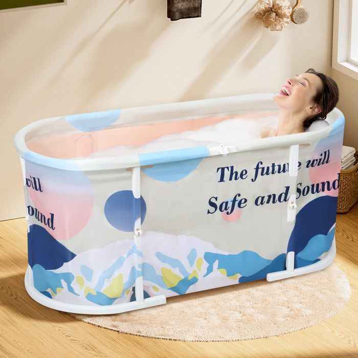 Housse De Baignoire Pliable Étanche à La Poussière - Protection Anti-Poussière & Animaux - 70 X 170 Cm Blanc