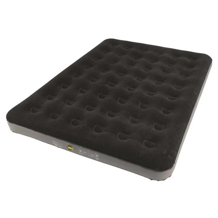 Matelas - OUTWELL - Flock Classic King - Gris - 190 x 140 x 20 cm - Valve à double étanchéité