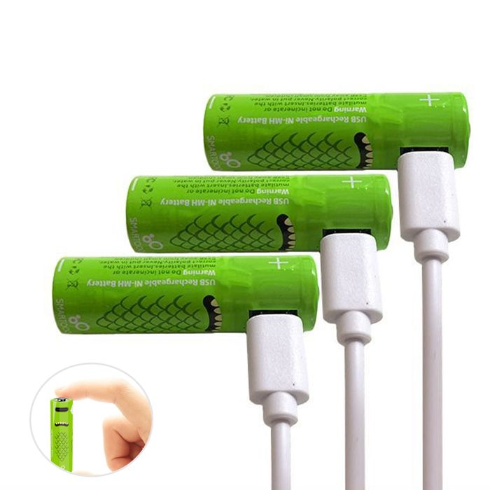 Nvizyeu Batterie 6V NiMH 1500mAh Pour Voiture RC, Jouets électriques, Câble USB JST Inclus, Rechargeable