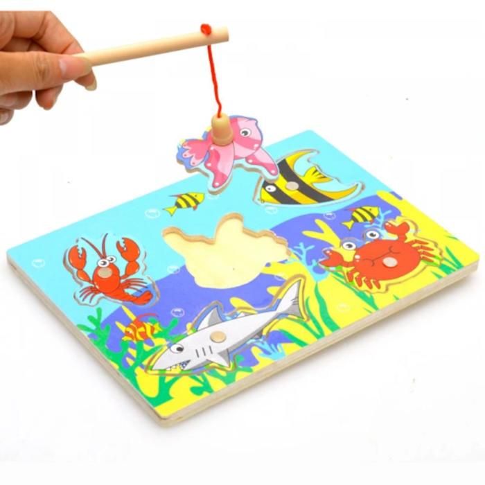 Jeu de pêche magnétique pour - Jeux de pêche magnétiques avec un design vif et adapté aux ,Jouet de pêche en bois pour Cadeaux de Noël Pâques filles Jeu de pêche magnétique pour - Jeux de pêche magnétiques avec un design vif et adapté aux ,Jouet de pêche en bois pour Cadeaux de Noël Pâques filles