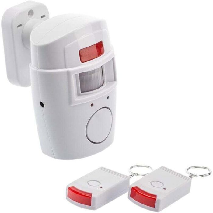 Alarme maison sans fil - PZCC - Détecteur de mouvement - Portée 8 m - Angle 105° - Sirène 105 dB