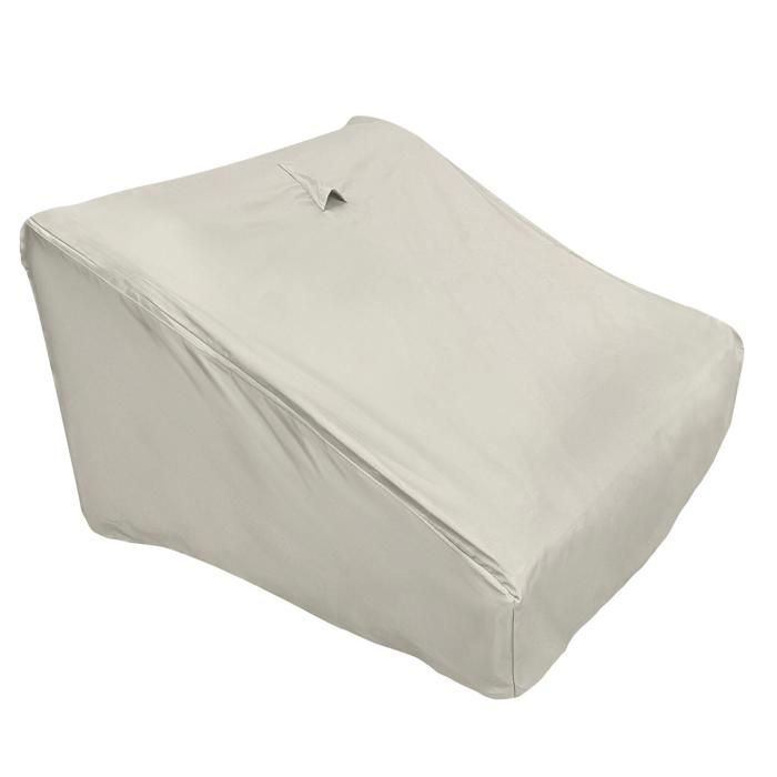 Housse de fauteuil pour salon de jardin modulable beige Mixi Oviala