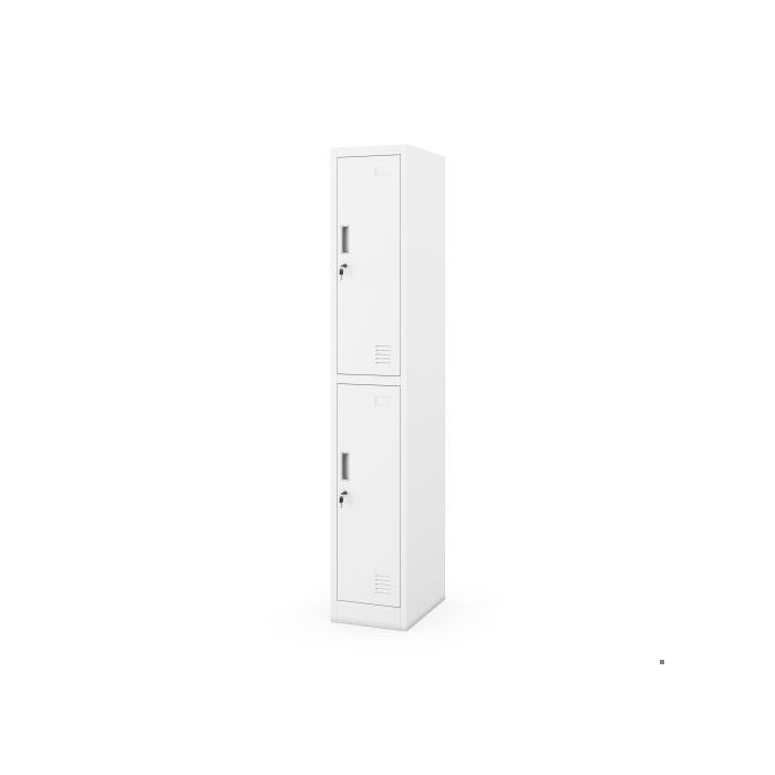 Armoire vestiaire de sécurité IGOR 1 Plus 3165 x 1850 x 450 mm blanche