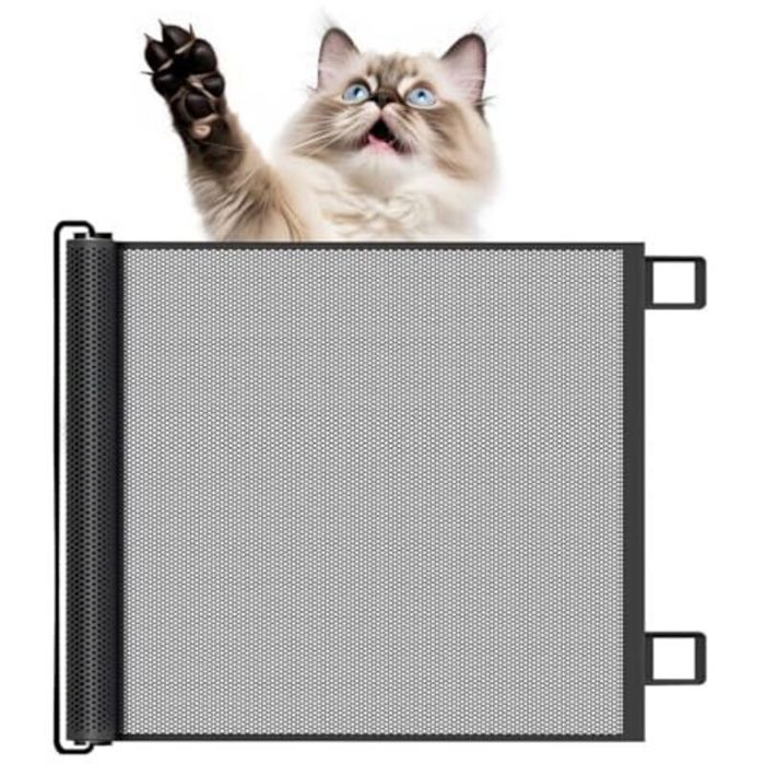 Barrière de sécurité rétractable pour bébé et chien barrière de sécurité extensible barrière de sécurité pour chiens et chats pour