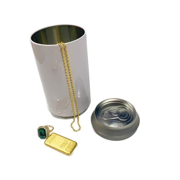 Cache secret canette - 2 Boîte de rangement discrète pour argent objets précieux maison bureau école Cuneary