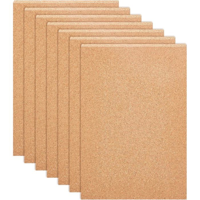 Panneau de liège dos adhésif lot de 4