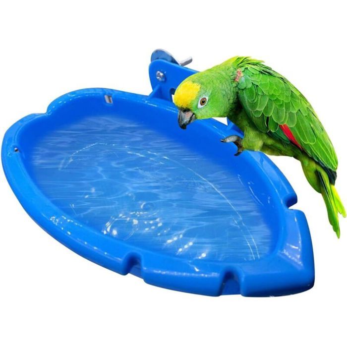Bain doiseaux accessoires pour cage à oiseaux bassin baignoire suspendue pour cage à perroquet