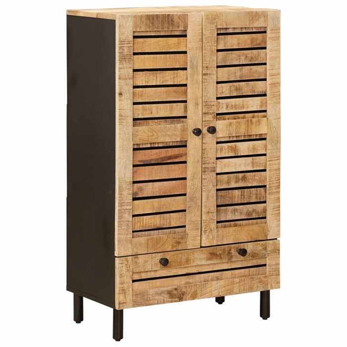 Elégance - Chic Armoire multimédia salon-séjour - Armoires de rangement - Naturel - 60x33x100cm_0345202