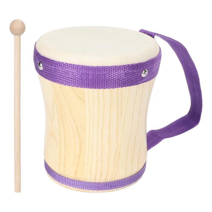 URB tambour pour enfants Jeu de tambours en bois pour enfants, tambours