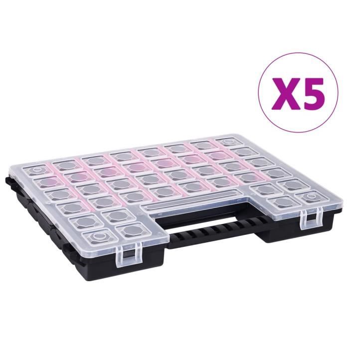 Lot De 10 Boîtes De Rangement Kistenberg – 284x390x105 Mm, Transparentes Et Empilables