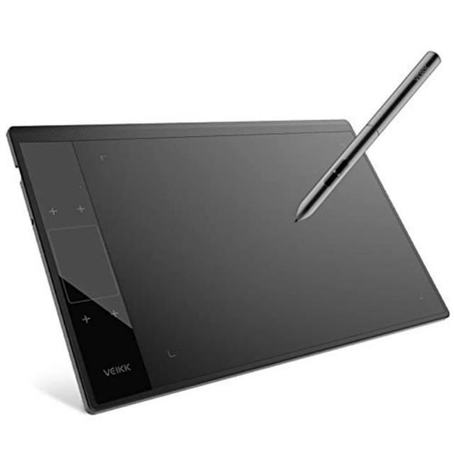 Veikk A30 Tablette Graphique à Stylet Passif Compatible Avec Mac Windows Et De Nombreux Logiciels De Création