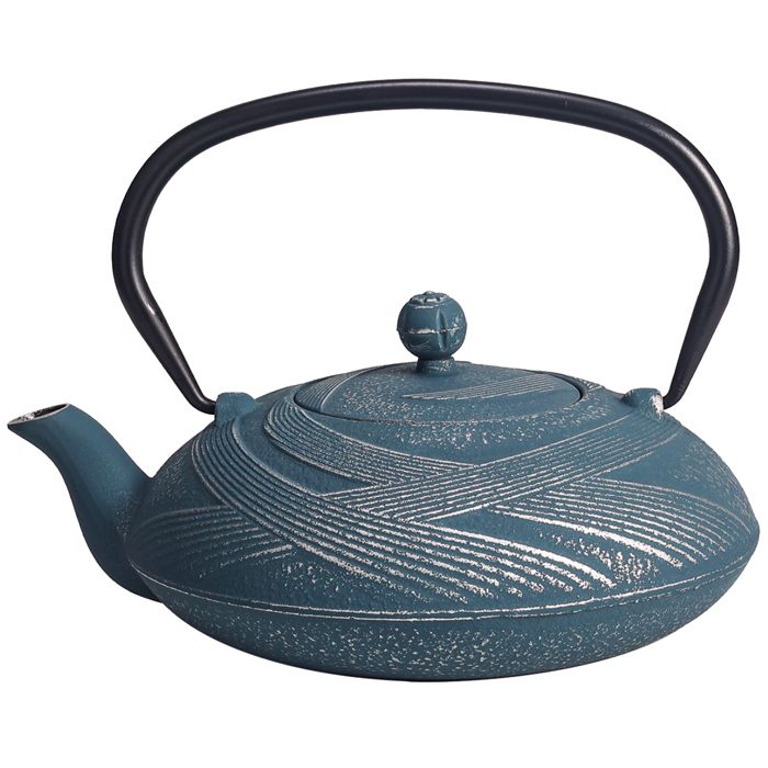 Théière Japonaise En Fonte Bleue 1L - Marque Signes Grimalt - Neuve Sous Emballage