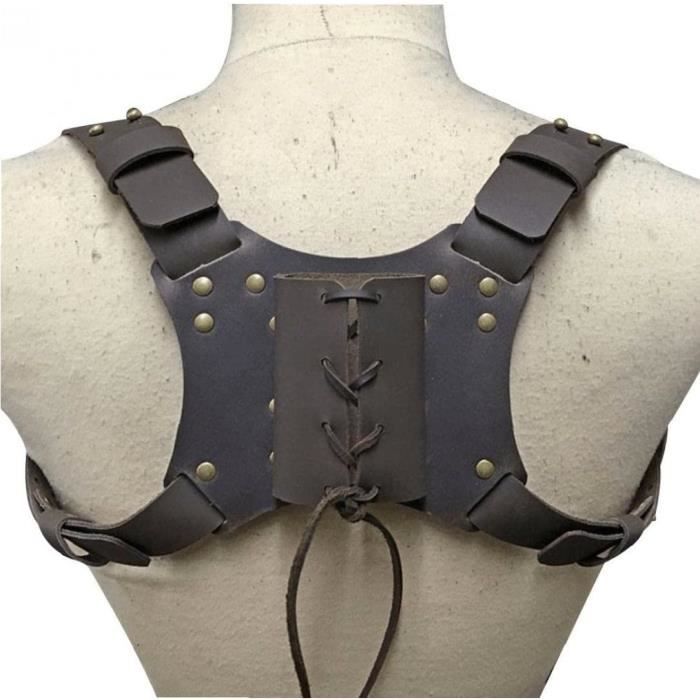 Jarretelles Punk En Cuir PU - Bretelles Bas Cuisse Réglables 35-68cm - Style Carnival, Halloween