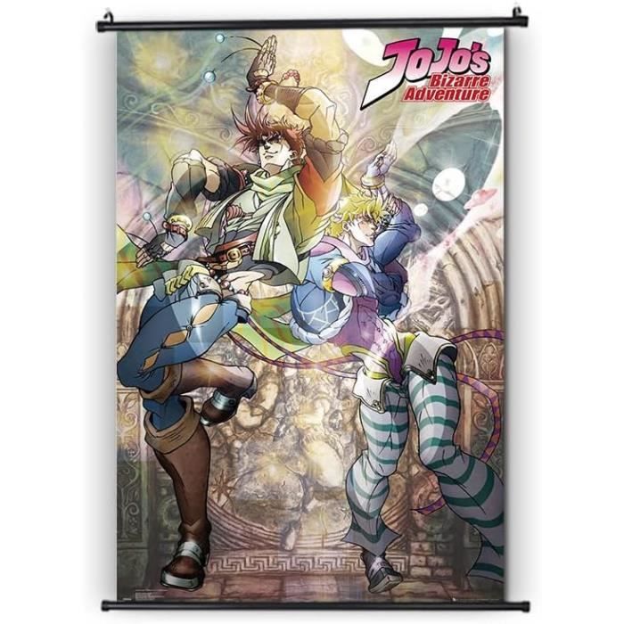 Poster Manga En Rouleau Tissu - Lot De 2 Posters 40x60 Cm, Toile étanche, Déco Murale Salon/chambre