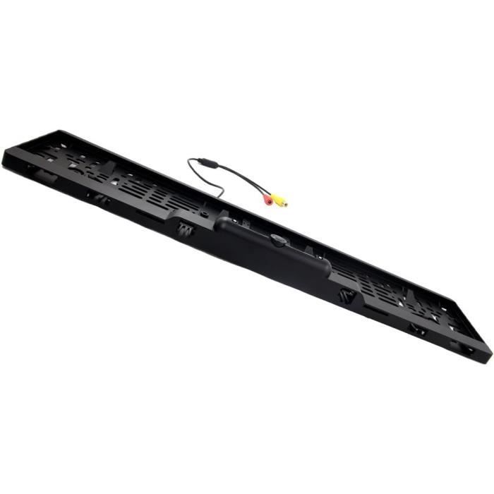Caméra De Recul Plaque Immatriculation Européenne – 170° Grand Angle, Vision Nocturne 4 LEDs IR, étanche IP67, Sans Fil