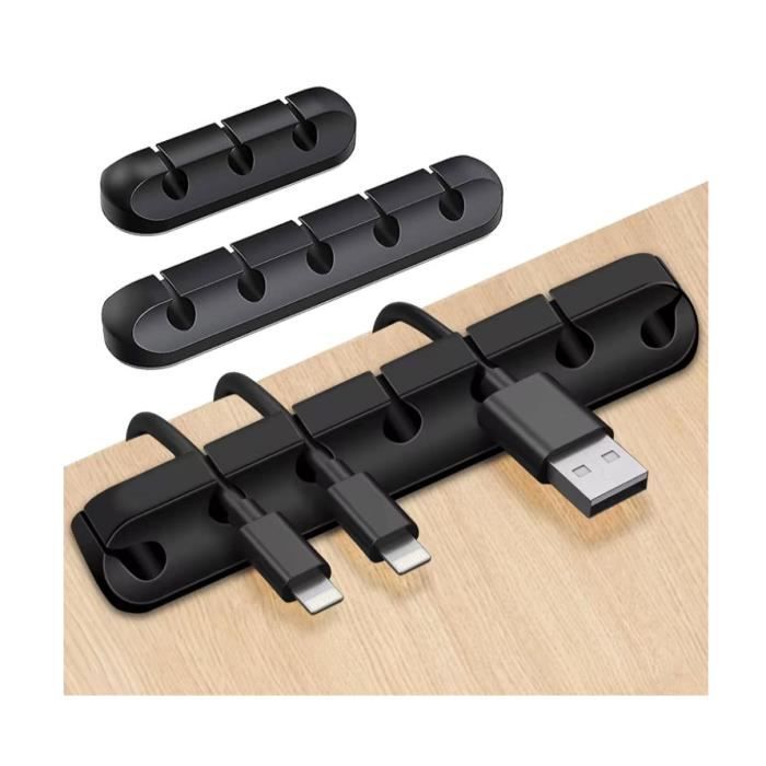 Lot De 9 Pcs Organisateur Câble Magnetique, Range Cable Bureau