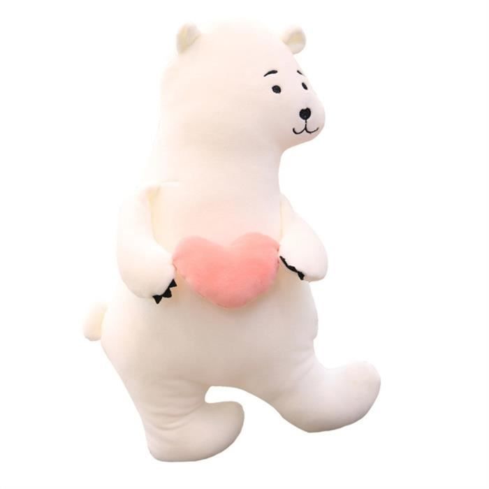 Peluche Geante Animaux En Peluche Ours Polaire Jouets En Peluche Oreiller 24 Pouces Doudou 198 Cdiscount Puericulture Eveil Bebe