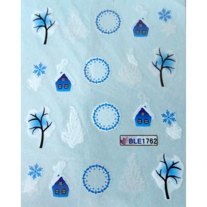 Stickers Nail Art - Motifs Géométriques Noirs - Autocollants Pour Ongles - Neuf