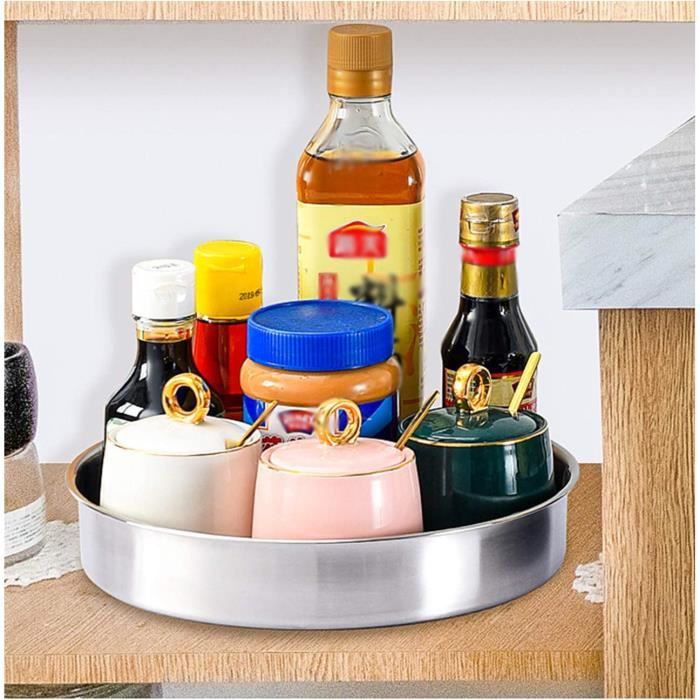 Plateaux Rotatifs pour épices,Etagere a Epices Plateau Tournant pour