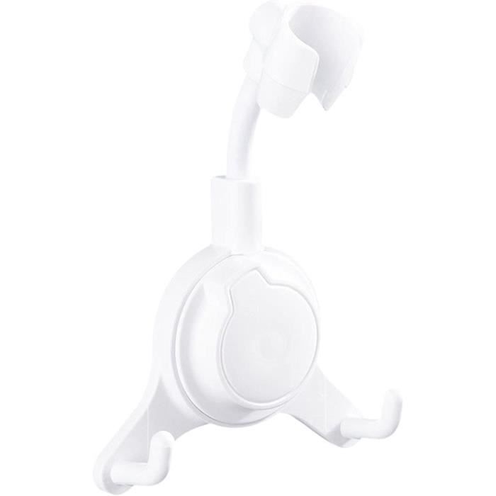 Support Pommeau De Douche Adjustable Ventouse Sans Vis Pour Salle Bain