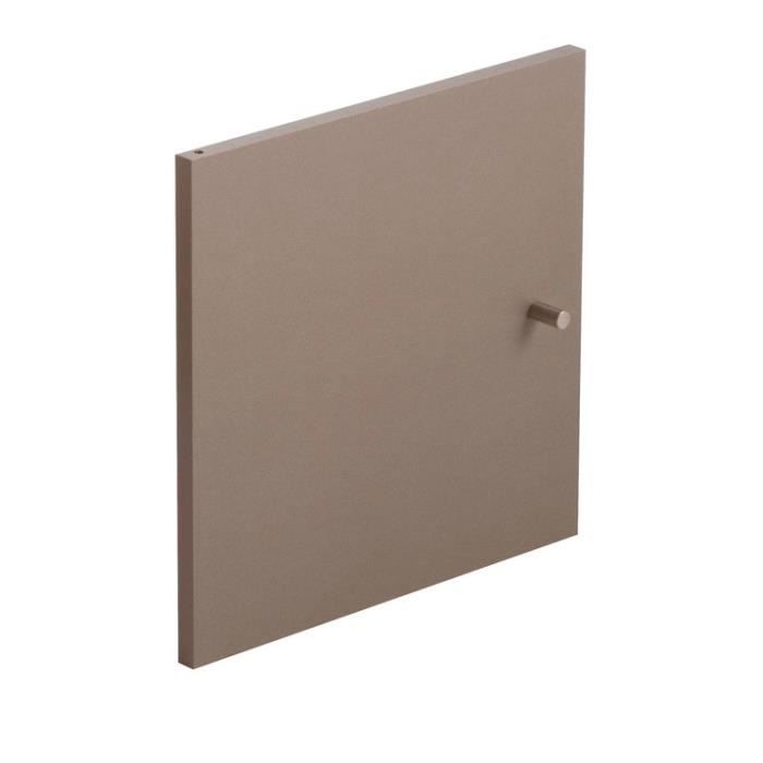 Porte En Bois L33cm H33cm Pour Etageres Cubes Multikaz Taupe Achat Vente Casier Pour Meuble Porte En Bois