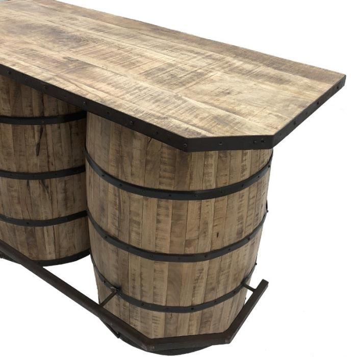 Tonneau bar avec double portes - Fabrication artisanale