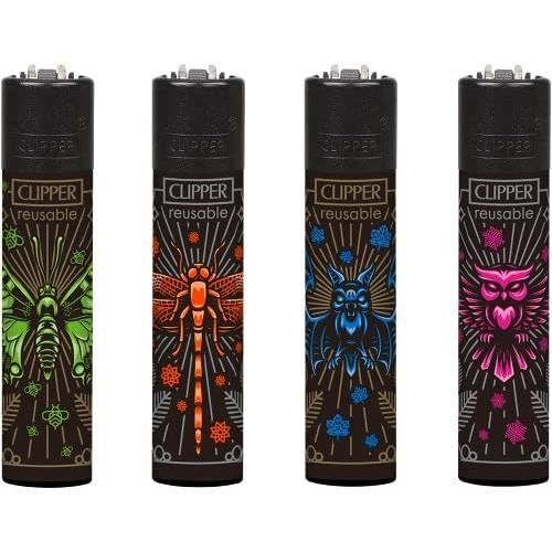 Briquets Clipper | Lot de 4 briquets Hobbies Mix 1