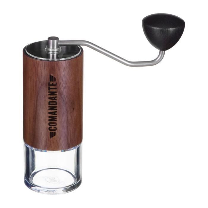 Moulin à café COMANDANTE C40 MK4 Nitro Virginia Walnut - Marque COMANDANTE - Couleur principale marron