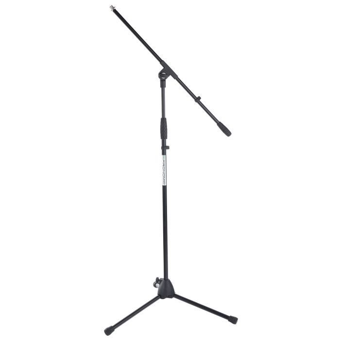 Pronomic MS-116 Trépied de Microphone avec Perche