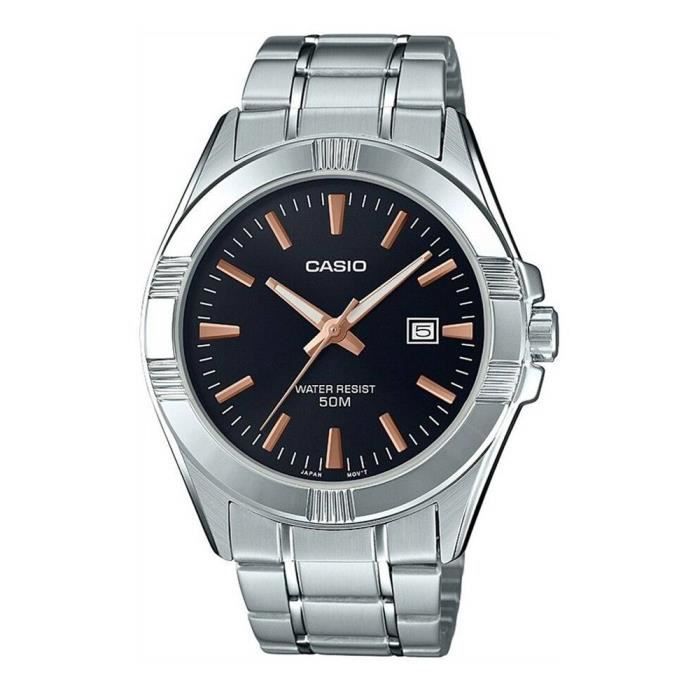 Montre Quartz Homme Casio MTP-1308D-1A2 Bracelet Acier Chronographe Etanche 50m