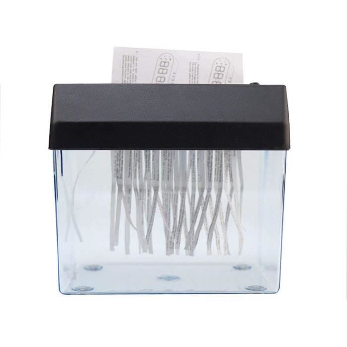 Déchiqueteuse Manuelle - SALALIS - Déchiqueteuse à Manivelle - Compacte - Facile à Utiliser