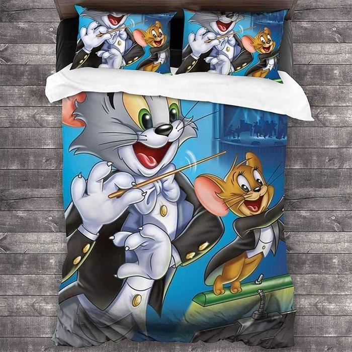 Parure De Lit Enfant Marie - Disney Aristocats | Housse De Couette 100x135 Cm + Taie 40x60 Cm