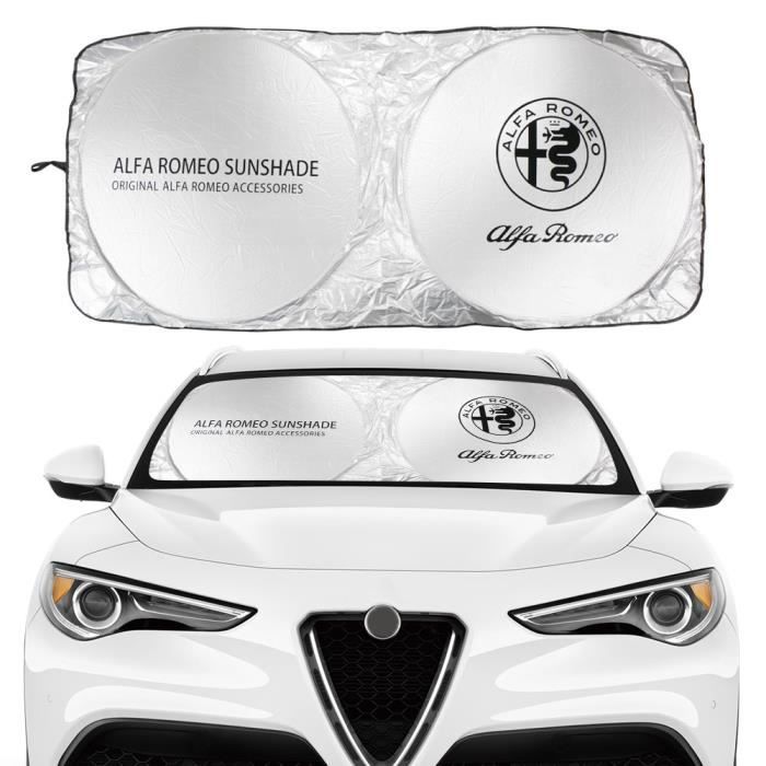Pare-soleil de voiture pour Alfa Romeo Giulia 147 156 159 Mito Stelvio Sportiva Giulietta, accessoires Anti For Alfa Romeo Logo