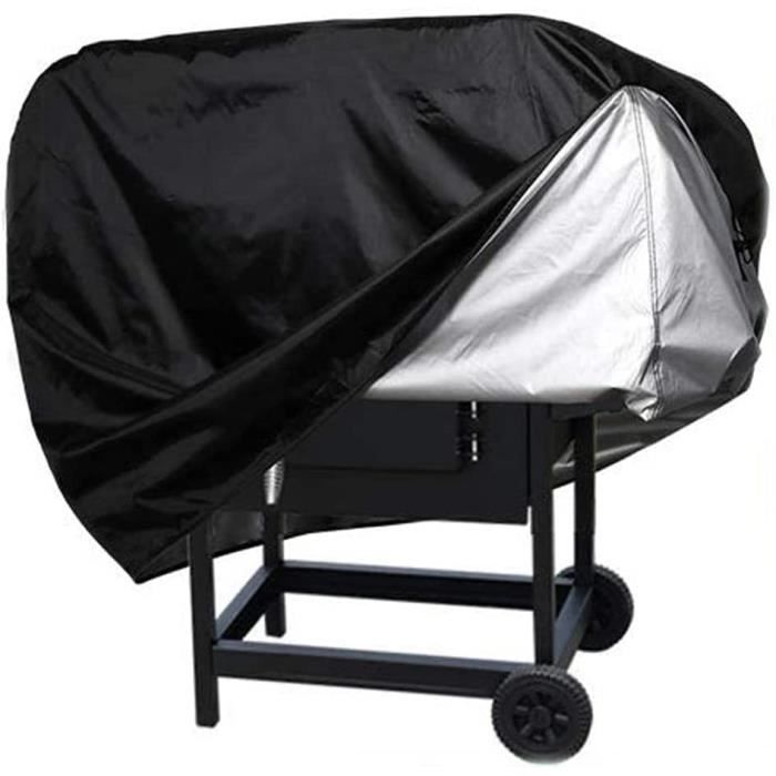 Housse étanche Pour Barbecue Gaz 2 Brûleurs - 76x66x110 Cm - Tissu Oxford 210D - Avec Sangles Et Poignées
