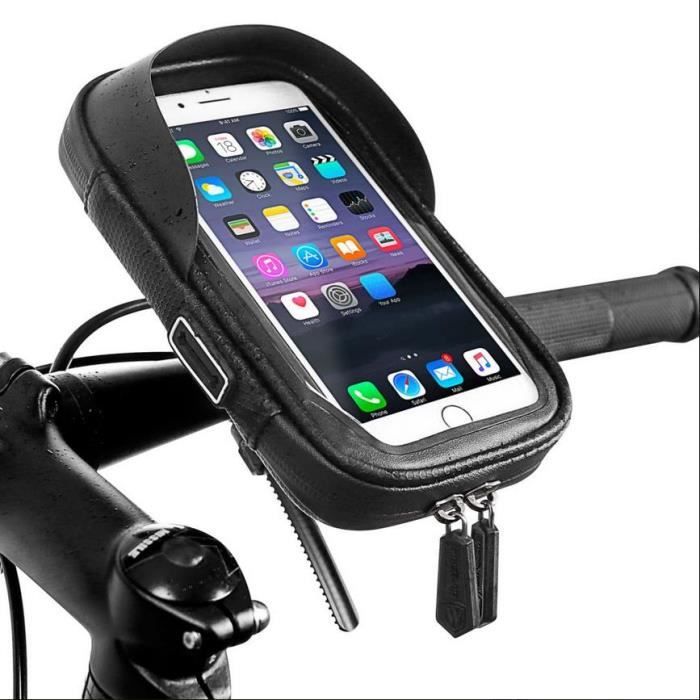 Sacoche de Guidon Vélo, Support de Téléphone Ecran Tactile sous 6,5