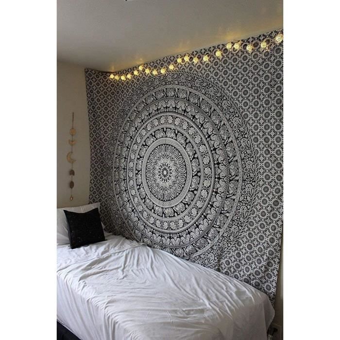 1x Wall Hanging Polyester tapisserie mandala impression Couverture Décoration À faire soi-même