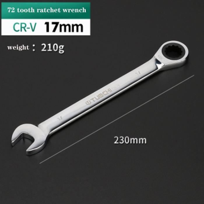 Clé À Cliquet TOTAL 3 Sur 8 Pouces 72 Dents CrV Puissance et Précision THT106386 main image 0