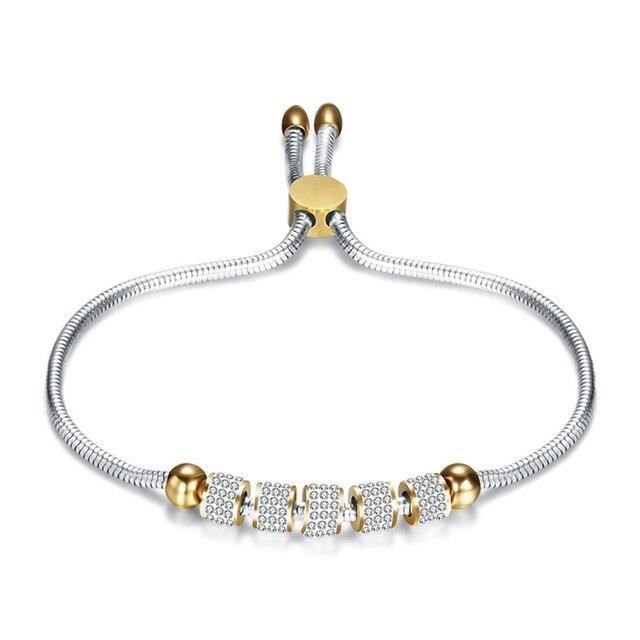 J.MUEN Bracelet Femme Argent 925 Cheval Réglable 17+4cm - Cadeau Fille Mère Saint Valentin Avec Boîte